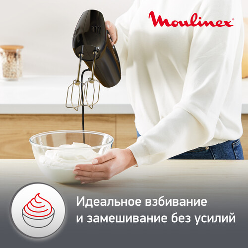Купить Миксер Moulinex Quick Mix HM3108B1 черный  5301779. Характеристики, отзывы и цены в Донецке