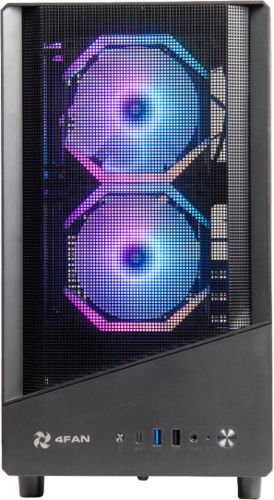 Купить Корпус 4FAN Indigon [INDMABFP] черный  9291305. Характеристики, отзывы и цены в Донецке