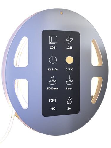 Купить Светодиодная лента Maytoni 24В COB 12Вт/м 2700К 5м IP 20  9185107. Характеристики, отзывы и цены в Донецке