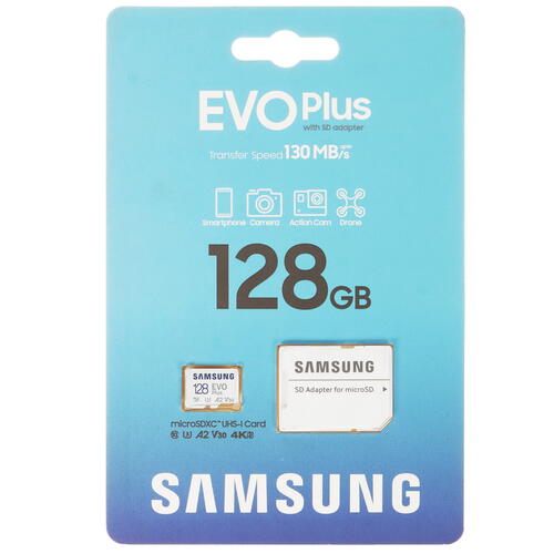 Купить Карта памяти Samsung EVO Plus microSDXC 128 ГБ [MB-MC128KA/KR]  5462209. Характеристики, отзывы и цены в Донецке