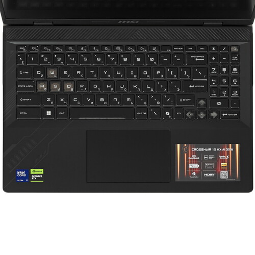 Купить 16" Ноутбук MSI Crosshair 16 HX AI D2XWGKG-054XRU серый  5629073. Характеристики, отзывы и цены в Донецке