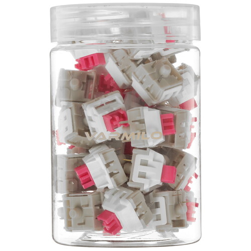 Купить Переключатели Varmilo Slience Rose L [ZTZS-L-054/D]  5621100. Характеристики, отзывы и цены в Донецке