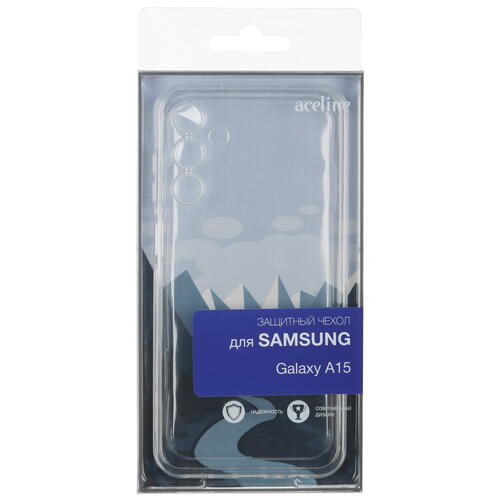 Купить Накладка  Aceline Silicone для Samsung Galaxy A15 (4G/5G) прозрачный  5438749. Характеристики, отзывы и цены в Донецке
