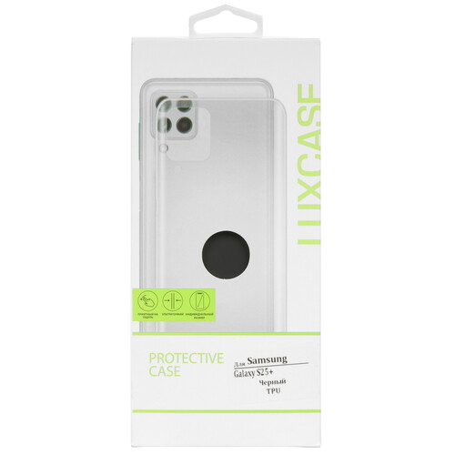 Купить Накладка  LuxCase для Samsung Galaxy S25+ черный  5637326. Характеристики, отзывы и цены в Донецке