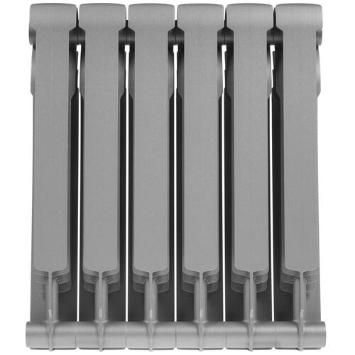 Купить Радиатор биметаллический Royal Thermo BiLiner BM 500/S/06 6 шт-секционный серебристый  4789591. Характеристики, отзывы и цены в Донецке