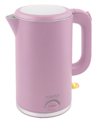 Купить Электрочайник MARTA MT-4557 розовый  9071100. Характеристики, отзывы и цены в Донецке