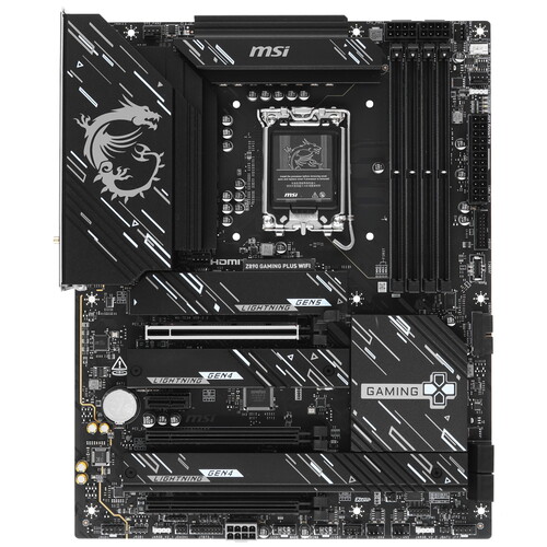 Купить Материнская плата MSI Z890 GAMING PLUS WIFI  5493550. Характеристики, отзывы и цены в Донецке