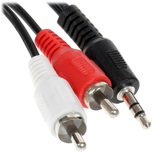 Купить Кабель   Aceline 3.5 mm jack - RCA x2 черный  1380497. Характеристики, отзывы и цены в Донецке