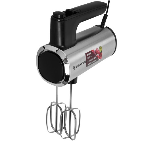 Купить Миксер BRAYER BR1306 серебристый  9054057. Характеристики, отзывы и цены в Донецке