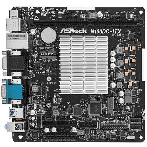 Купить Материнская плата ASRock N100DC-ITX  5453700. Характеристики, отзывы и цены в Донецке