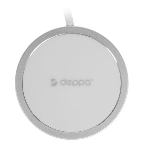 Купить Беспроводное зарядное устройство DEPPA Qi MagSafe Charger белый  4768468. Характеристики, отзывы и цены в Донецке