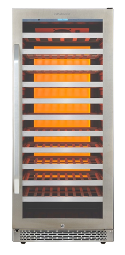 Купить Винный шкаф Cavanova CV102-1TL серебристый  9189163. Характеристики, отзывы и цены в Донецке