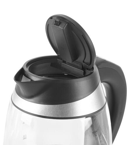 Купить Электрочайник KRAFT KF-KG1804DBL черный  9052794. Характеристики, отзывы и цены в Донецке
