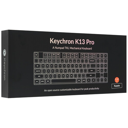 Купить Клавиатура  проводная + беспроводная Keychron K13 Pro  9192113. Характеристики, отзывы и цены в Донецке
