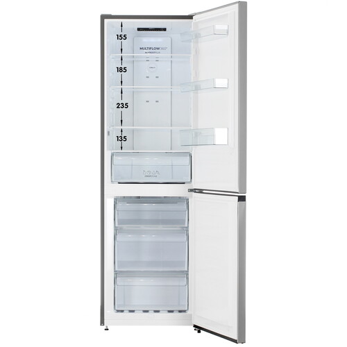 Купить Холодильник с морозильником   Gorenje NRKE62XL серебристый  9254706. Характеристики, отзывы и цены в Донецке