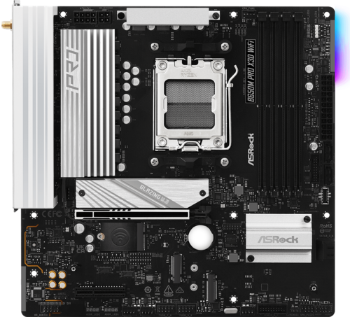 Купить Материнская плата ASRock B650M Pro X3D WiFi  5637078. Характеристики, отзывы и цены в Донецке