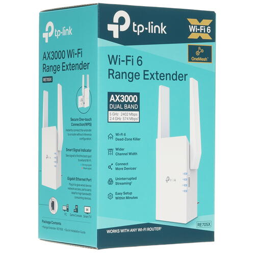 Купить Усилитель беспроводного сигнала TP-LINK RE705X  5096222. Характеристики, отзывы и цены в Донецке