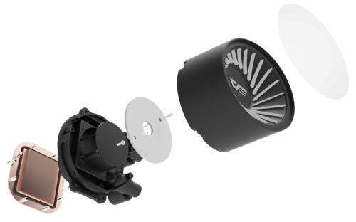 Купить Система охлаждения DarkFlash Radiant DCS 360 черная  5482463. Характеристики, отзывы и цены в Донецке