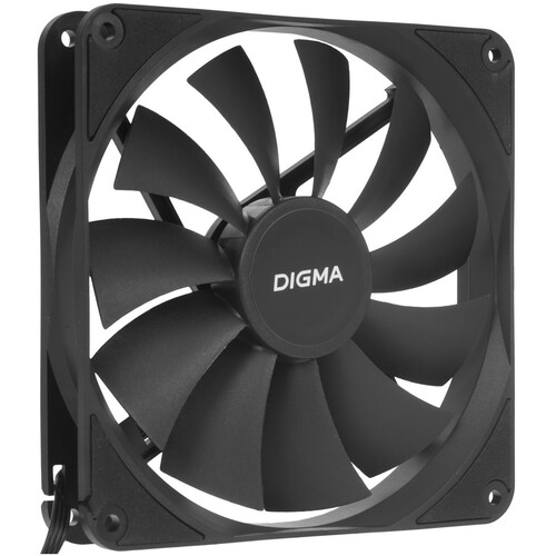 Купить Вентилятор Digma DFAN140PWM-1BK  черный  5615512. Характеристики, отзывы и цены в Донецке