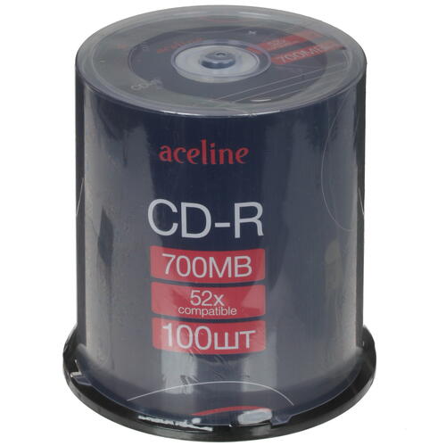 Купить CD-диск Aceline CD-R, 0.7 ГБ, Cake Box, 52x, 100 шт  4763485. Характеристики, отзывы и цены в Донецке