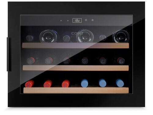 Купить Встраиваемый винный шкаф CASO WineSafe 18 EB черный  8179564. Характеристики, отзывы и цены в Донецке