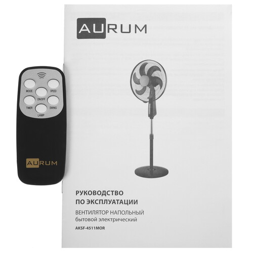 Купить Вентилятор AURUM AKSF-4511MOR  черный  9235521. Характеристики, отзывы и цены в Донецке