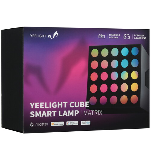 Купить Настольный светильник Yeelight Cube-Desktop Atmosphere Light Dot Matrix Basic черный  5602312. Характеристики, отзывы и цены в Донецке