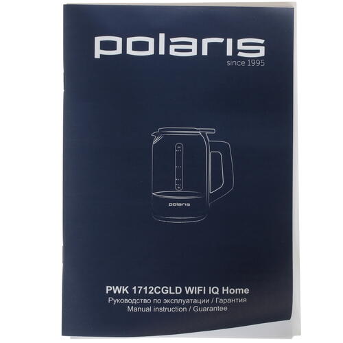 Купить Электрочайник Polaris PWK 1712CGLD WIFI IQ черный  4796048. Характеристики, отзывы и цены в Донецке