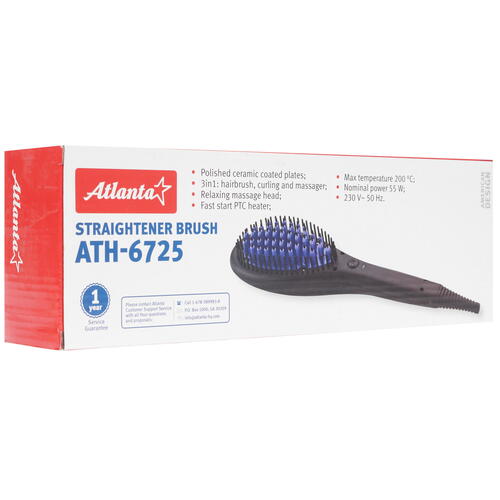 Купить Расческа-выпрямитель Atlanta ATH-6725  8121904. Характеристики, отзывы и цены в Донецке
