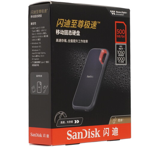 Купить 500 ГБ Внешний SSD SanDisk Extreme Portable SSD  5498712. Характеристики, отзывы и цены в Донецке