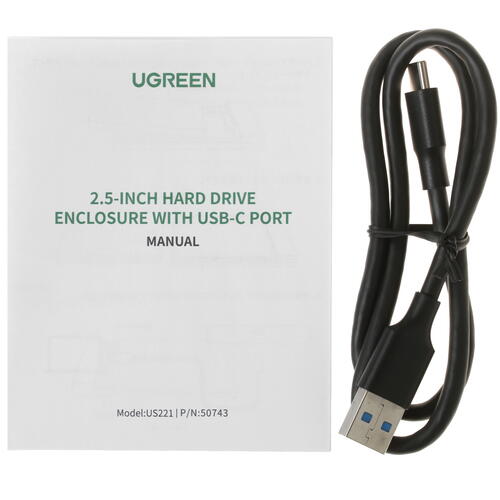 Купить 2.5" Внешний бокс Ugreen US221  4713673. Характеристики, отзывы и цены в Донецке