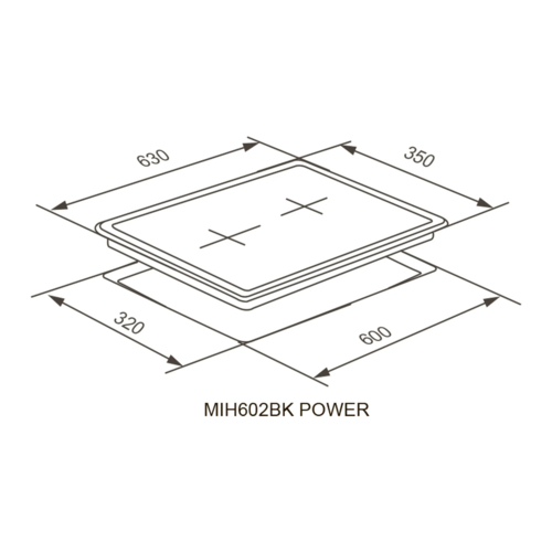 Купить Индукционная варочная поверхность Meferi MIH602BK POWER  9168787. Характеристики, отзывы и цены в Донецке