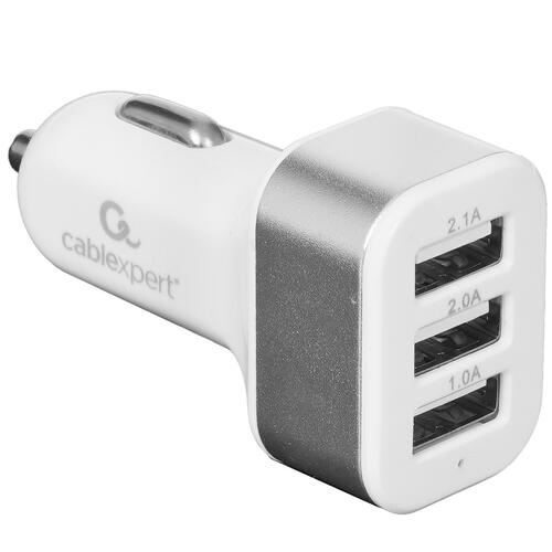 Купить Автомобильное ЗУ Cablexpert MP3A-UC-CAR17 белый  9064729. Характеристики, отзывы и цены в Донецке