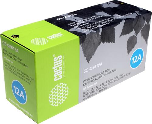 Купить Картридж лазерный Cactus CS-Q2612A черный  0165754. Характеристики, отзывы и цены в Донецке