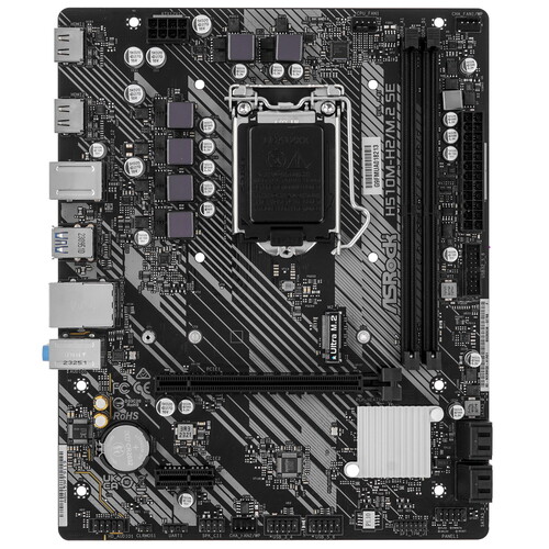 Купить Материнская плата ASRock H510M-H2/M.2 SE  5436747. Характеристики, отзывы и цены в Донецке