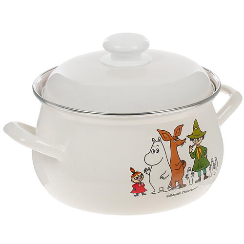 Купить Кастрюля Hitt Moomin Собрание 3 л 20 см бежевый  4848186. Характеристики, отзывы и цены в Донецке