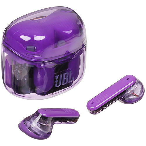 Купить Наушники TWS JBL TUNE FLEX ghost фиолетовый  5440166. Характеристики, отзывы и цены в Донецке