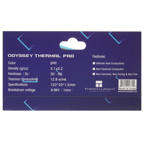 Купить Термопрокладка Thermalright Odyssey [ODYSSEY-120X20-1.5]  5034429. Характеристики, отзывы и цены в Донецке