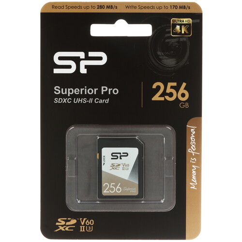 Купить Карта памяти Silicon Power Superior Pro SDXC 256 ГБ  5638817. Характеристики, отзывы и цены в Донецке