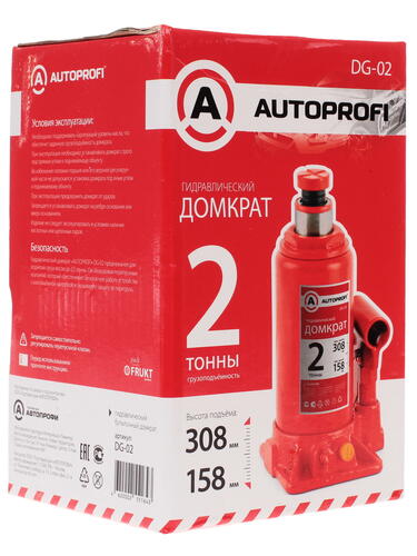 Купить Домкрат AUTOPROFI DG-02  1074013. Характеристики, отзывы и цены в Донецке