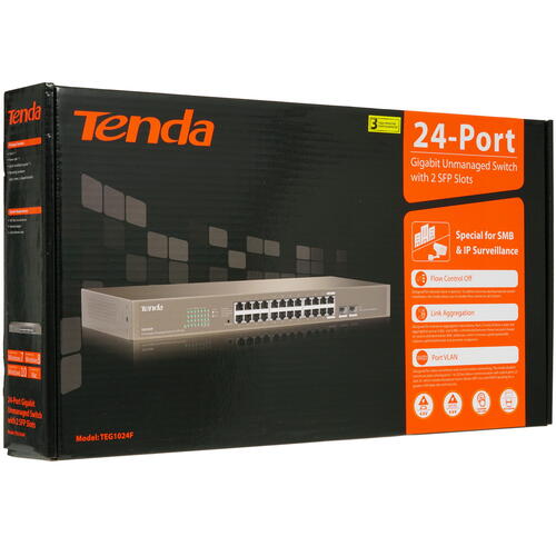 Купить Коммутатор Tenda TEG1024F  4873941. Характеристики, отзывы и цены в Донецке