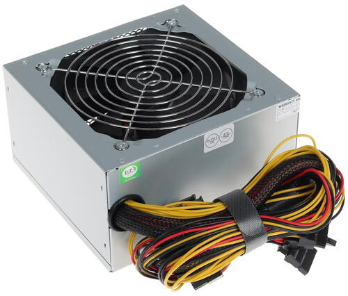 Купить Блок питания POWERMAN 500W [PM-500 80plus] серый  1106315. Характеристики, отзывы и цены в Донецке