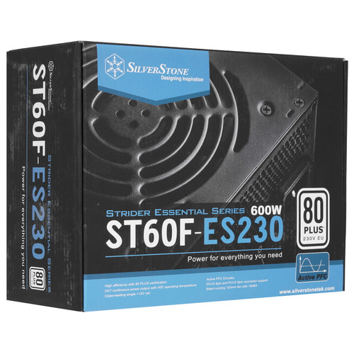 Купить Блок питания SilverStone SST-ST60F-ES230  черный  5358876. Характеристики, отзывы и цены в Донецке