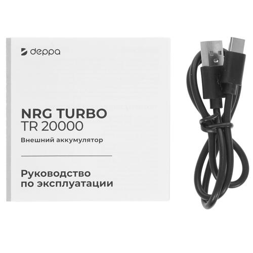 Купить Портативный аккумулятор DEPPA NRG Turbo Crystal прозрачный  5415828. Характеристики, отзывы и цены в Донецке