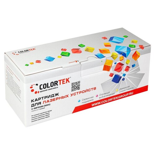 Купить Картридж лазерный Colortek 50F5X00 (505X) черный  5367042. Характеристики, отзывы и цены в Донецке