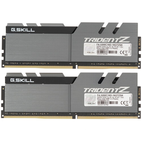 Купить Оперативная память G.Skill Trident Z [F4-3200C16D-16GTZSK] 16 ГБ  1651714. Характеристики, отзывы и цены в Донецке