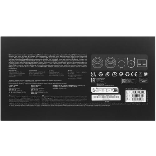 Купить Колонки Creative PEBBLE X черный  5454202. Характеристики, отзывы и цены в Донецке