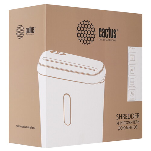 Купить Уничтожитель бумаг Cactus CS-SH-A1  5621677. Характеристики, отзывы и цены в Донецке