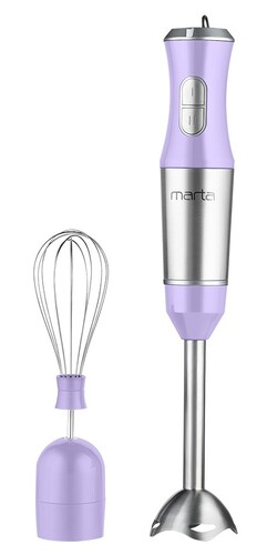 Купить Блендер погружной MARTA MT-1575 фиолетовый  9934647. Характеристики, отзывы и цены в Донецке