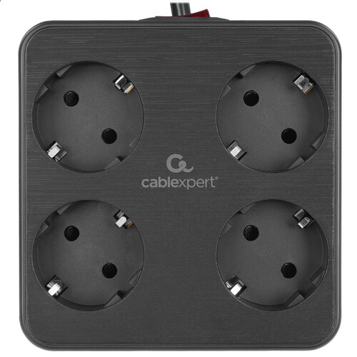 Купить Сетевой фильтр Cablexpert PLT-4-C2U2-B-3 черный  9176867. Характеристики, отзывы и цены в Донецке